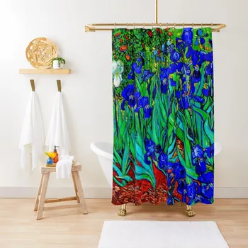 Irises Vincent van Gogh | van Gogh Jemné ArtShower Opony Kúpeľňa Záves na Okno Záves Na Sprche